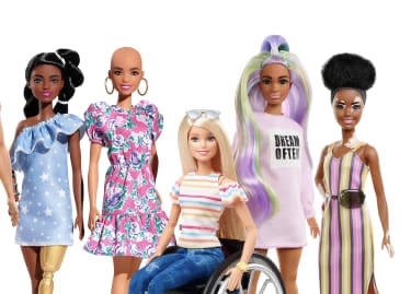 Barbie Dolls; Credit: Paul Jordan/Mattel