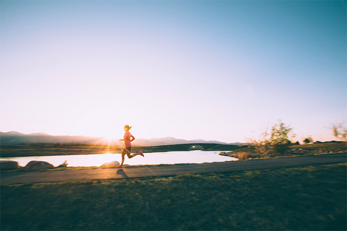 Runner at Sunset