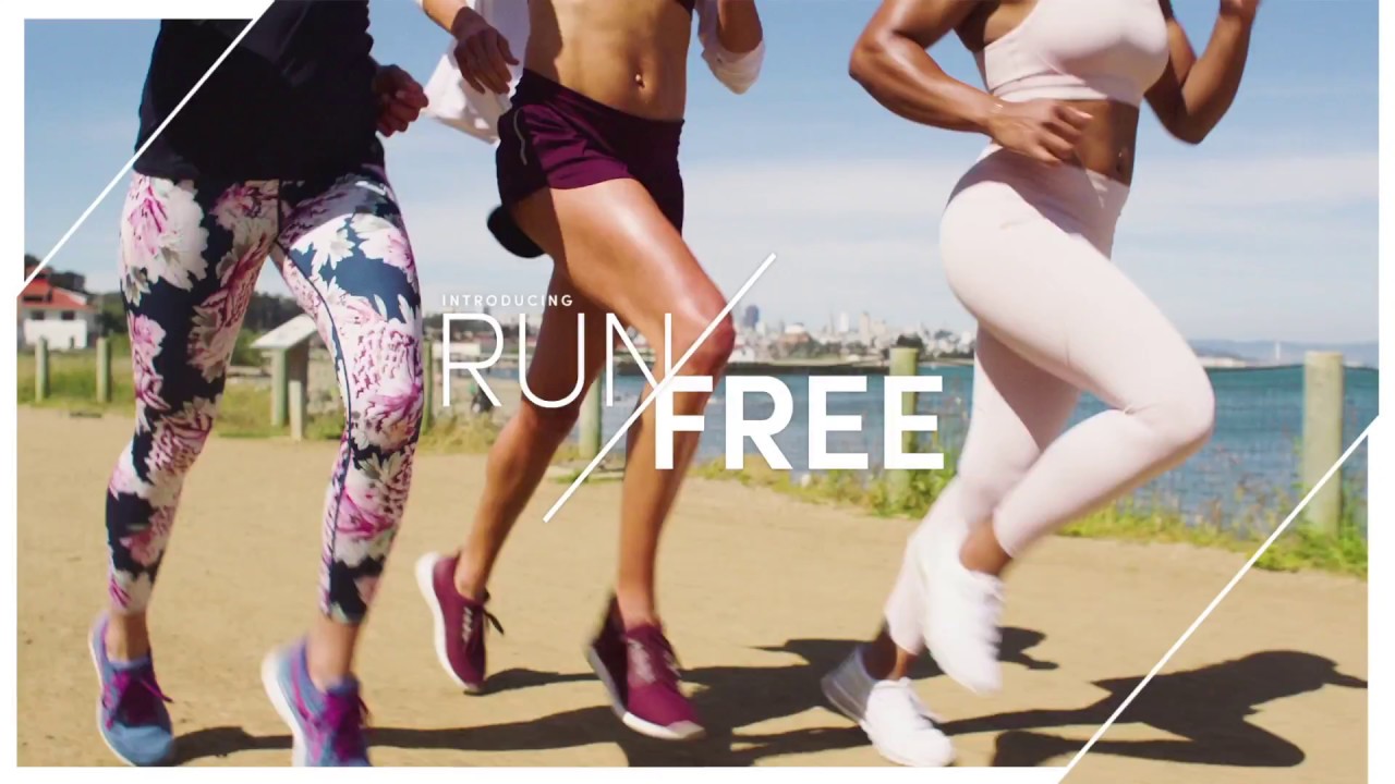 Three women running