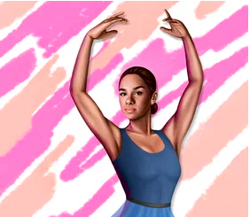 Illustration of Misty Copeland; Credit: Illustration by Juliette Toma