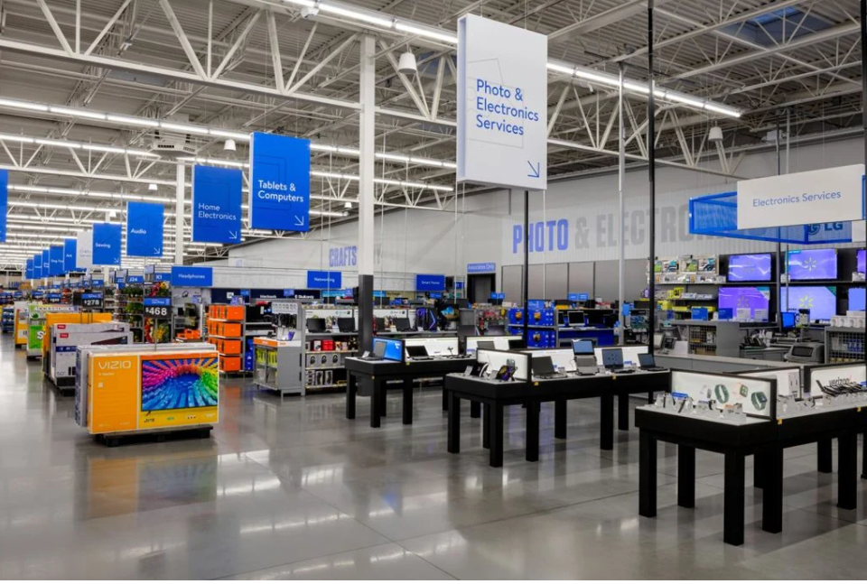 Walmart is redesigning stores to help shoppers navigate using their apps.