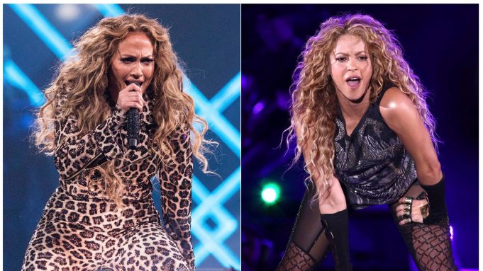 Jennifer Lopez and Shakira for NFL Half Time Show