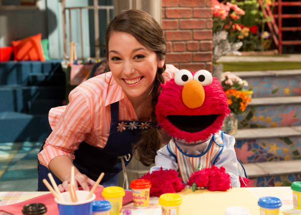 Nina and Elmo